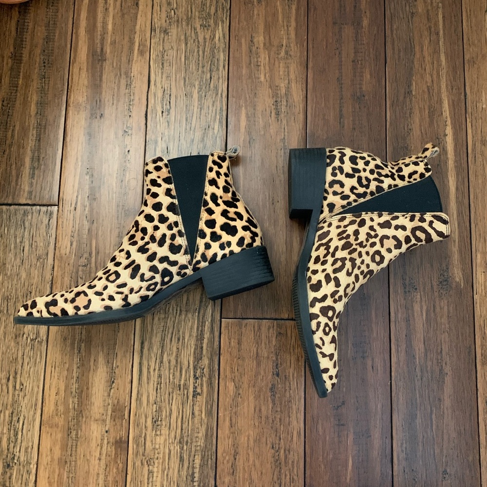 Steve Madden cheetah booties